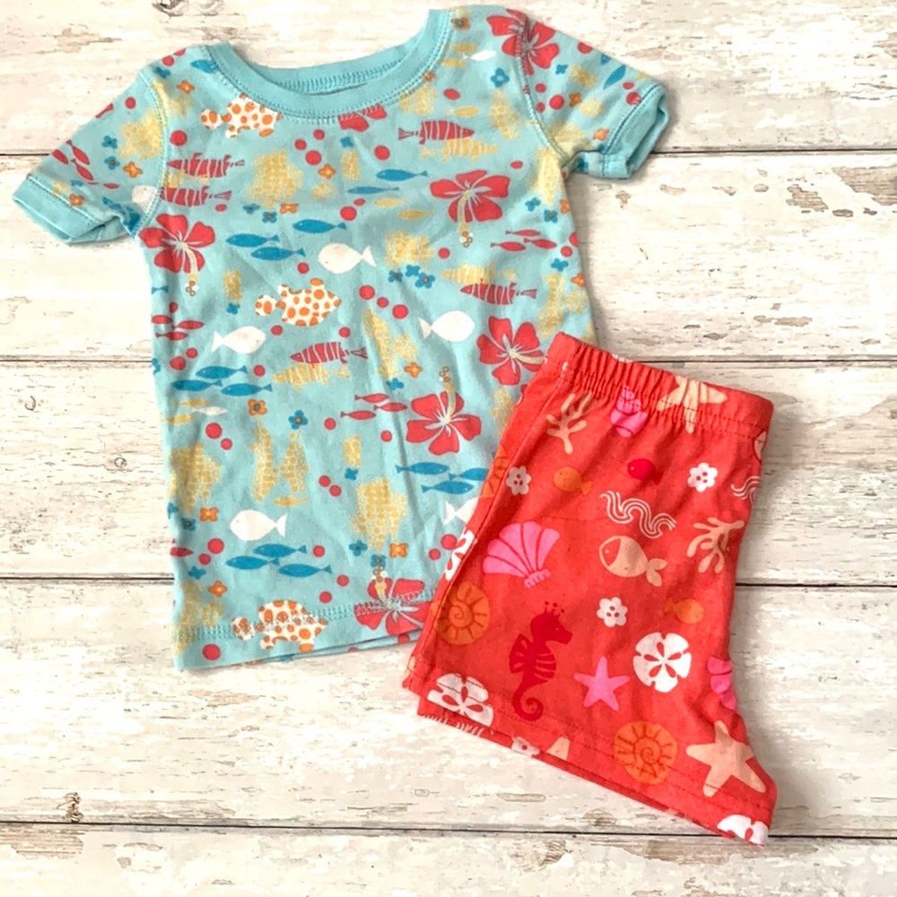 Old Navy 12-18m Pajamas Set Summer Shorts Top Kids Baby Toddler Pjs 12m 18m